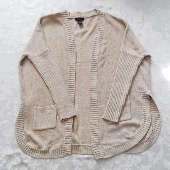 Sweater Knit Cardigan Pockets Cozy Soft - Picture 5 of 9